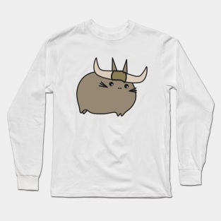 Bunny zodiac sign Taurus Long Sleeve T-Shirt